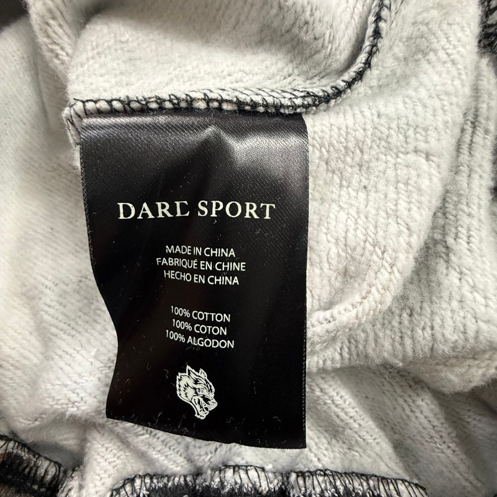 Darc Sport Wolves Forever Moth Camo Zip Hoodie XL Limited Edition 457/1000 Black - Picture 8 of 9